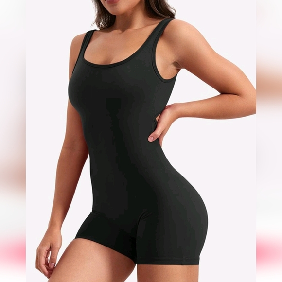 Yoga one piece shorts jumper Size 2XL Black - Picture 11 of 16